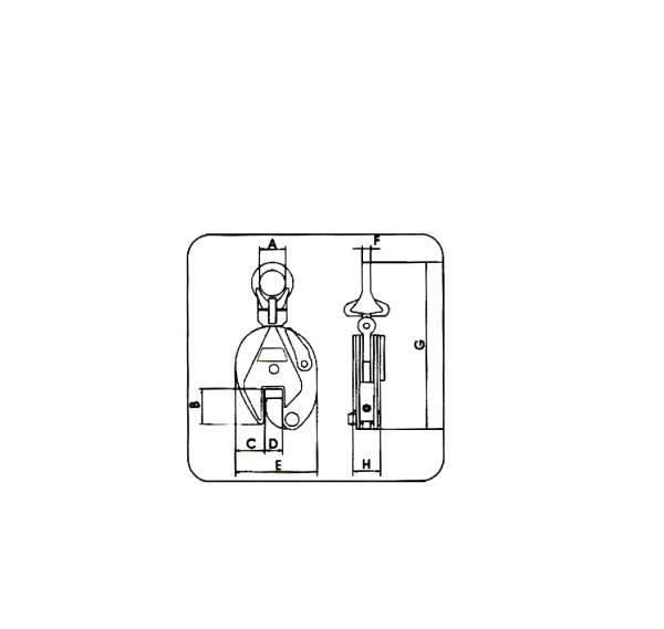 TOYO plate lifting Clamp CD type - Image 3
