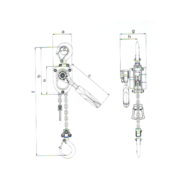 TOYO Mini lever hoist HSH Type - Image 3
