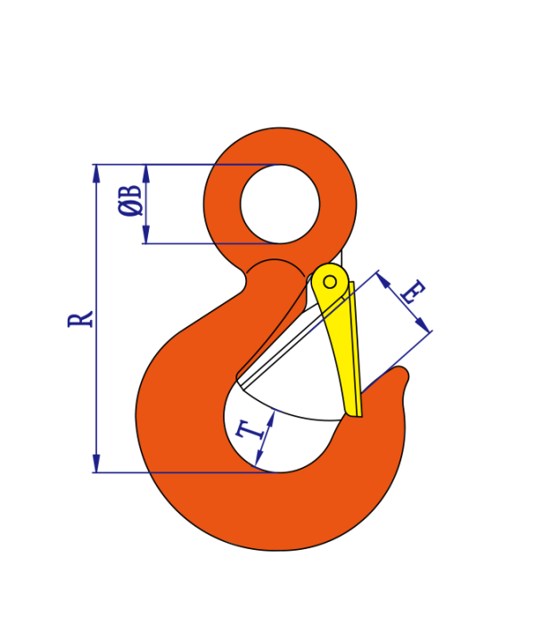 TOYO UEH EYE HOOK WITH LATCH - Image 2